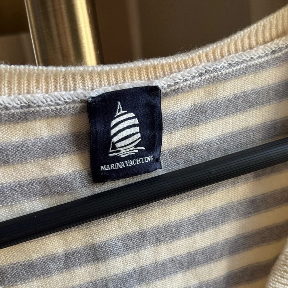 Marina Yachting Striped Sweater | Medium - Picture 2 of 5